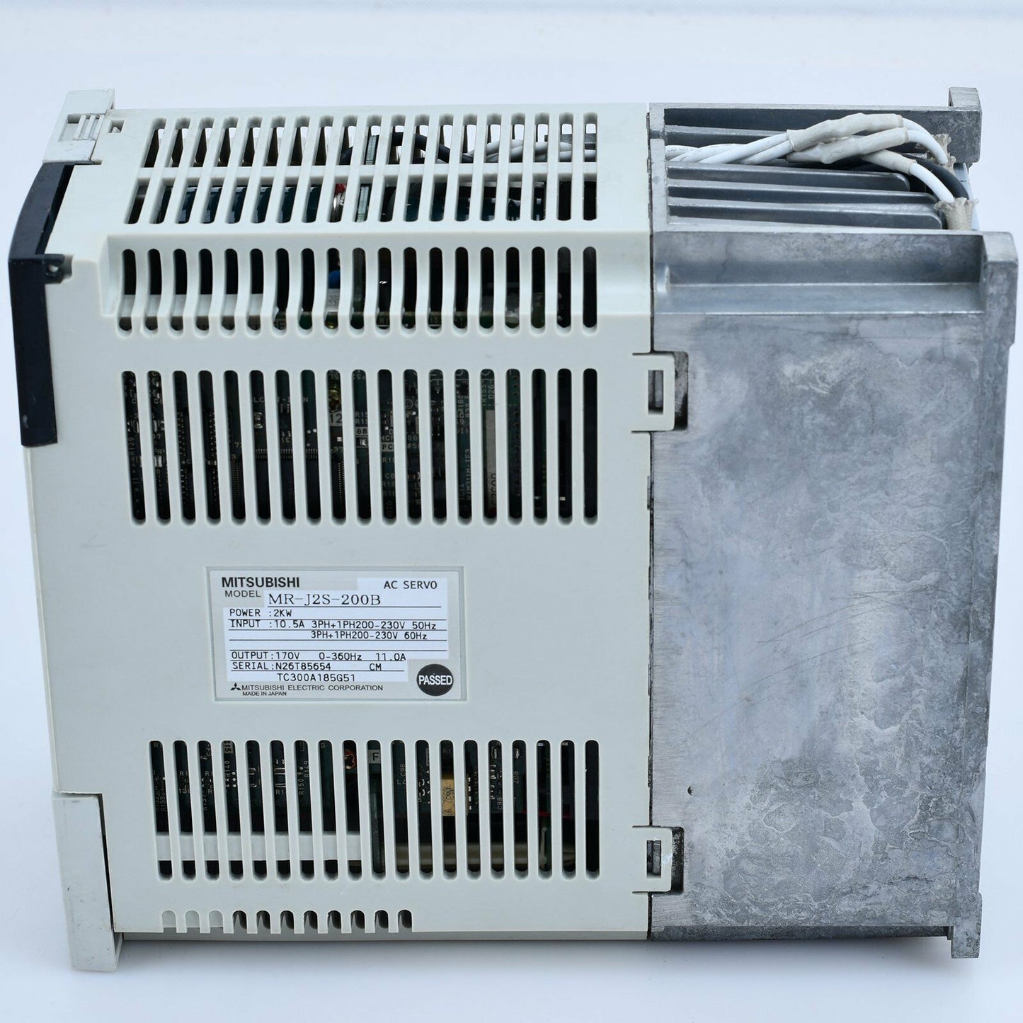 Used Mitsubishi AC Servo Amplifier MR-J2S-200B - MITSUBISHI