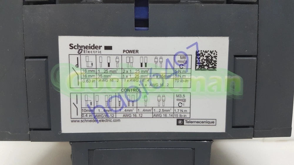 TESYS LC1D40A MAGNETIC CONTACTOR 3 POLE 220V 50/60HZ
