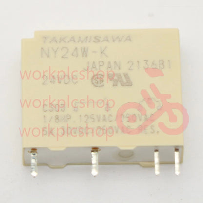 10PCS TAKAMISAWA NY24W-K 24VDC DC24V Power Relay 4Pins 5A #US