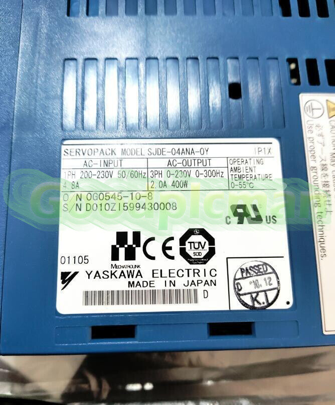 1PCS Yaskawa Servo Driver SJDE-04ANA-OY