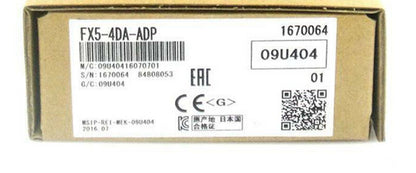 1PC MITSUBISHI Programmable Controller FX5-4DA-ADP | High-Performance PLC Controller with 4 Input/2 Output Slots | Supports IEC 60870-5-7 Industrial Communication | Easy-to-Program Logic for Industrial Applications - MITSUBISHI