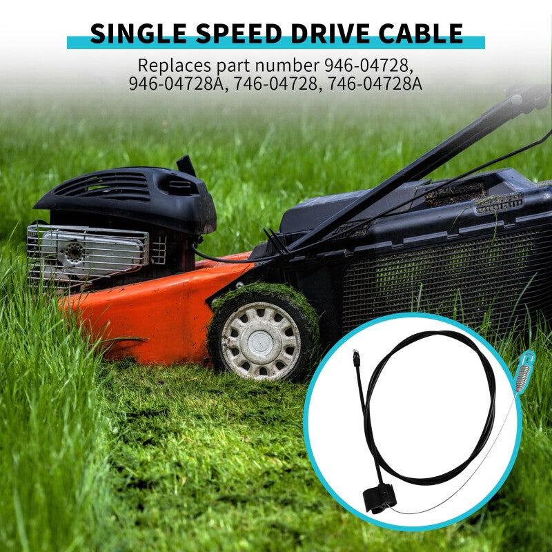 For Troy Bilt TB200 TB210 M210 946-04728A Single Speed Drive Cable Lawn Mower