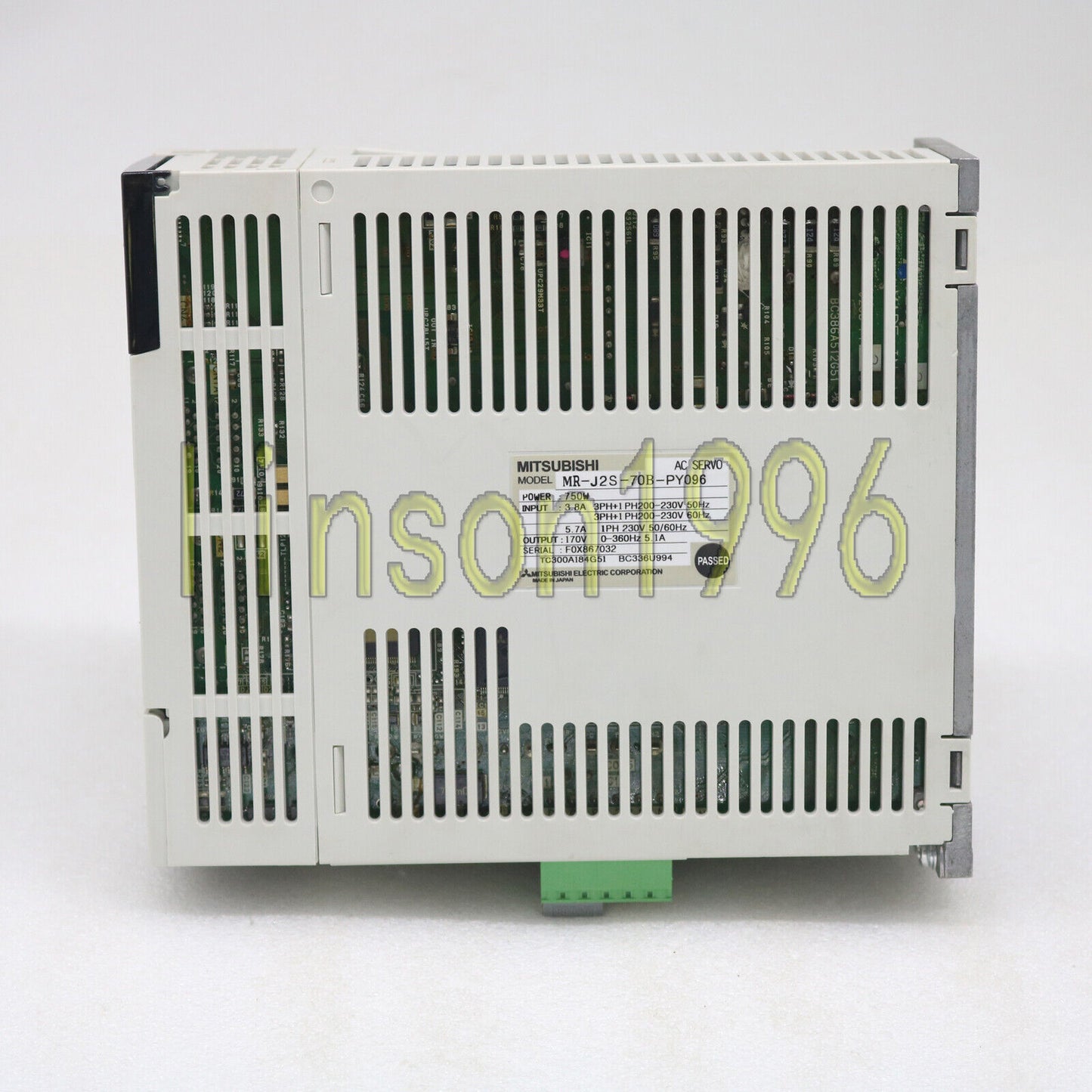 Mitsubishi servo drive MR-J2S-70B-PY096 – Used in Good Condition - MITSUBISHI