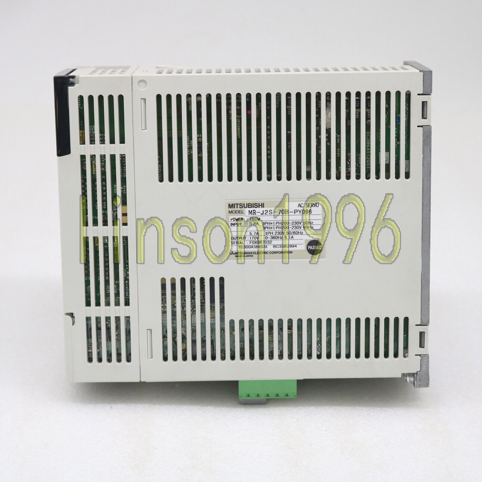 Mitsubishi servo drive MR-J2S-70B-PY096 – Used in Good Condition - MITSUBISHI
