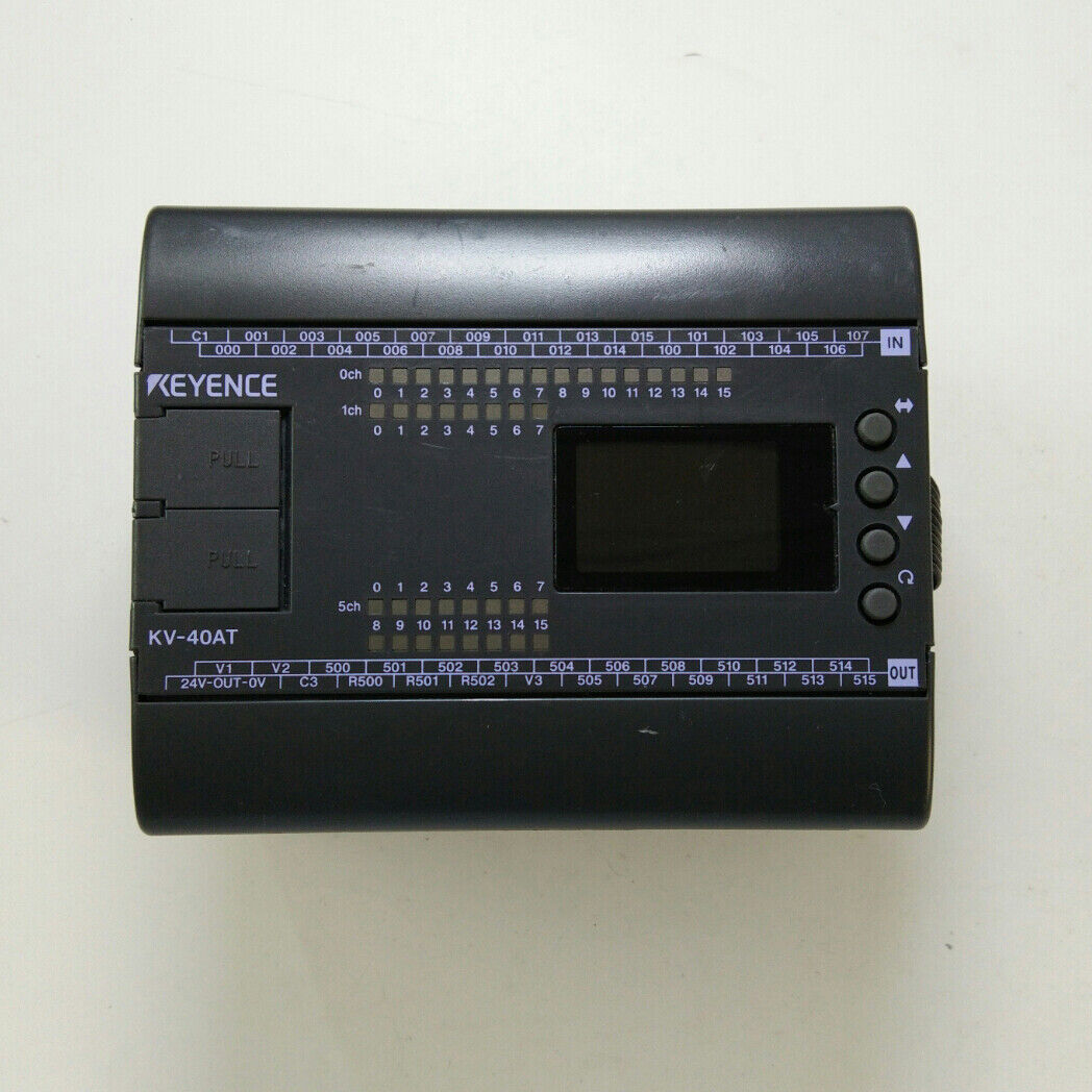 used ONE KEYENCE PLC programmable controller kv-40at | industrial automation | high precision control | kv-40at programmable controller - ONE KEYENCE PLC