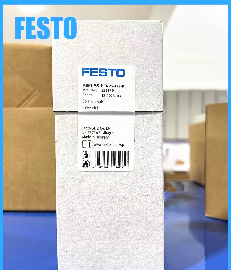 new 1pcs  FESTO solenoid valve MHE3-MS1H-3/2G-1/8-K K 525149