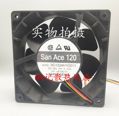 Sanyo 9G1224H1D011 12038 24V 0.22A 3-wire cooling fan