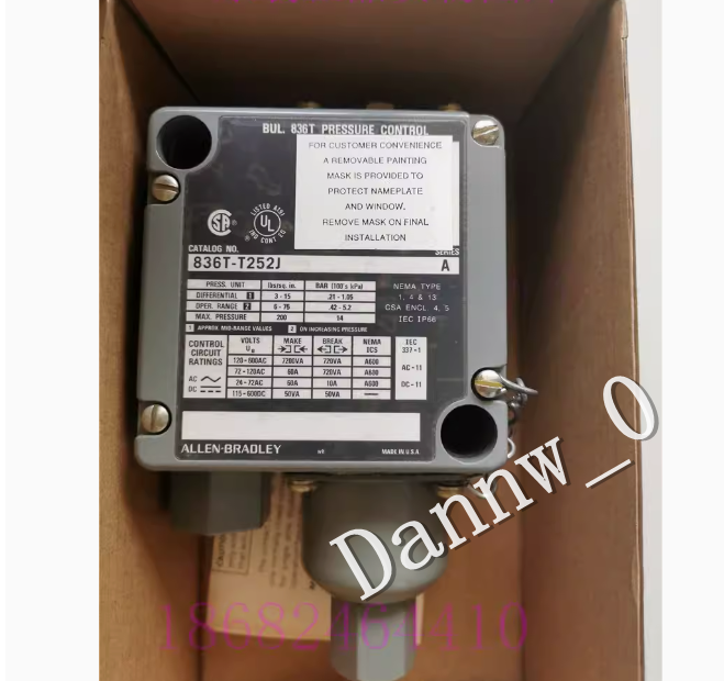 new   AB 836T-T252J Pressure Control