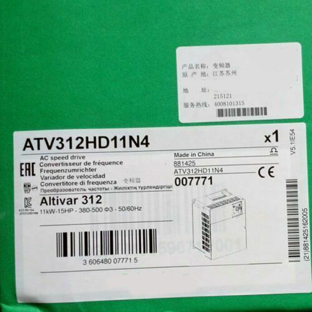 1PC Schneider ATV312HD11N4 Inverter 380V 11KW 15HP