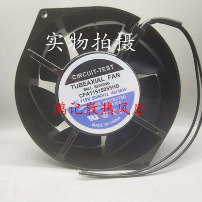 new CIRCUIT-TEST CFA11515055HB 115V 60Hz 48/46W cooling fan