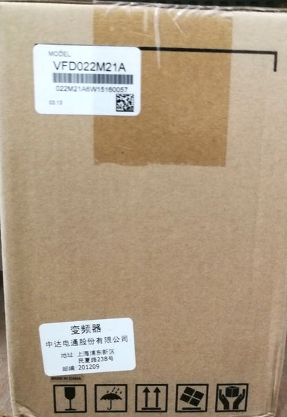 New Delta Inverter VFD022M21A AC Drive 3HP, 220V 230V 1PH - DELTA