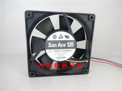 1pcs Sanyo 109P1224M401 12025 24V 0.09A 12cm cooling fan