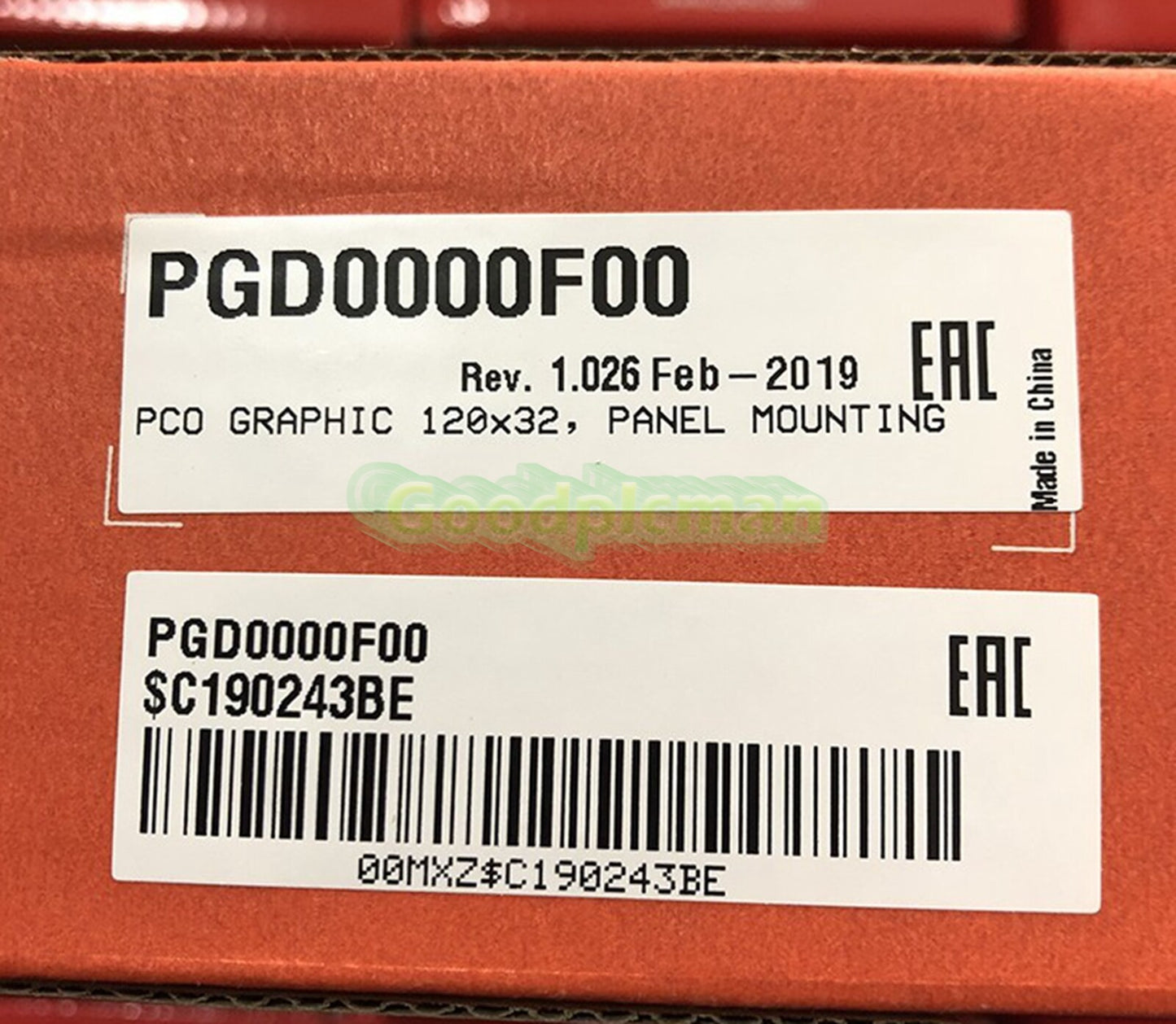 CAREL PGD1000F00 Operation Control Panel