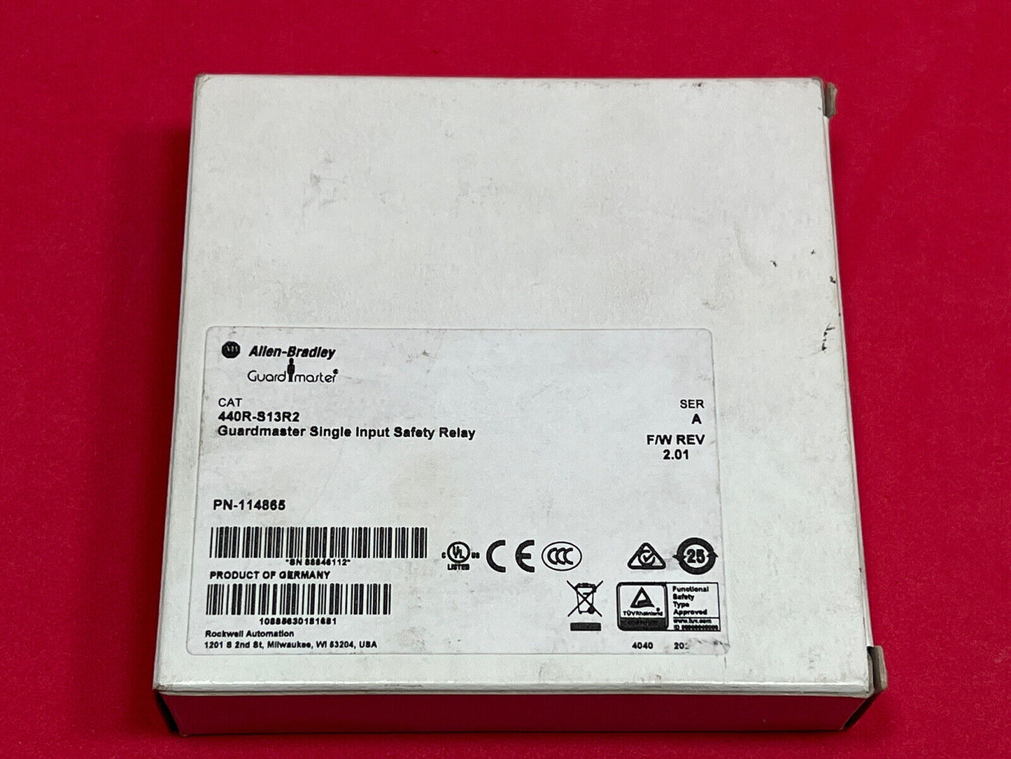 Allen Bradley 440R-S13R2 Safety Dual Channel Contact - ALLEN BRADLEY