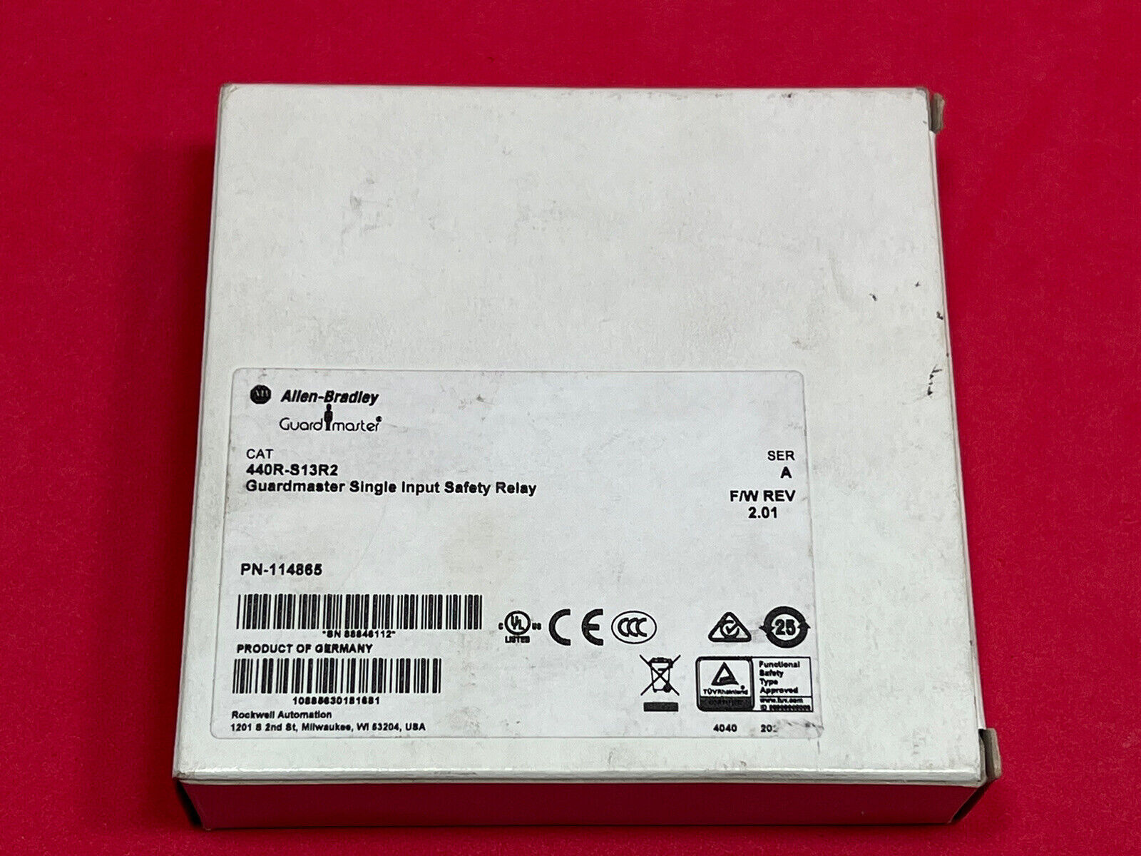 Allen Bradley 440R-S13R2 Safety Dual Channel Contact - ALLEN BRADLEY