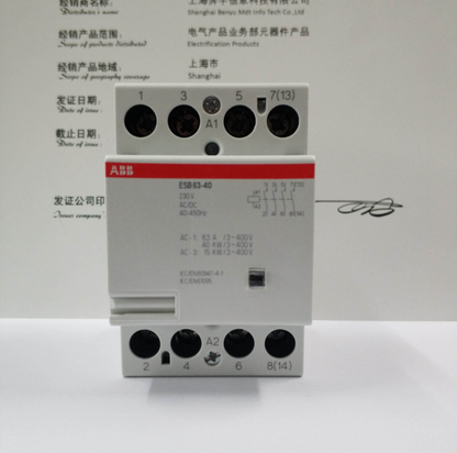 new 1PC ABB ESB63-40 GHE3691102R0006 230VAC/DC Contactor 4NO - ABB
