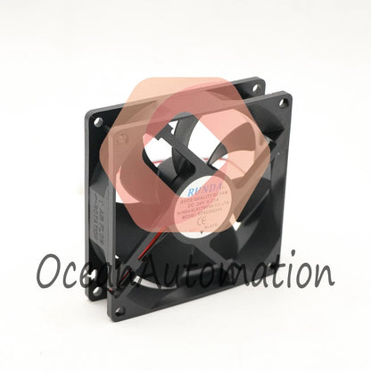 RUNDA Fan RD9225S24H DC24V 0.23A 9225 9CM 2 Wire Cooling Fan 1PCS