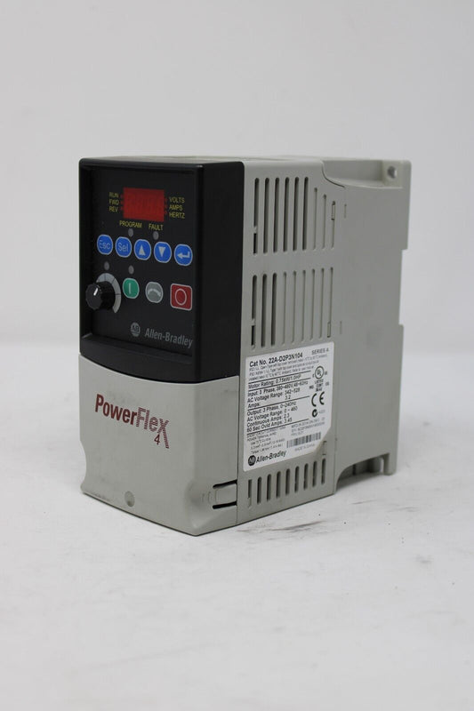 used Allen Bradley 22A-D2P3N104 PowerFlex 4 - ALLEN BRADLEY