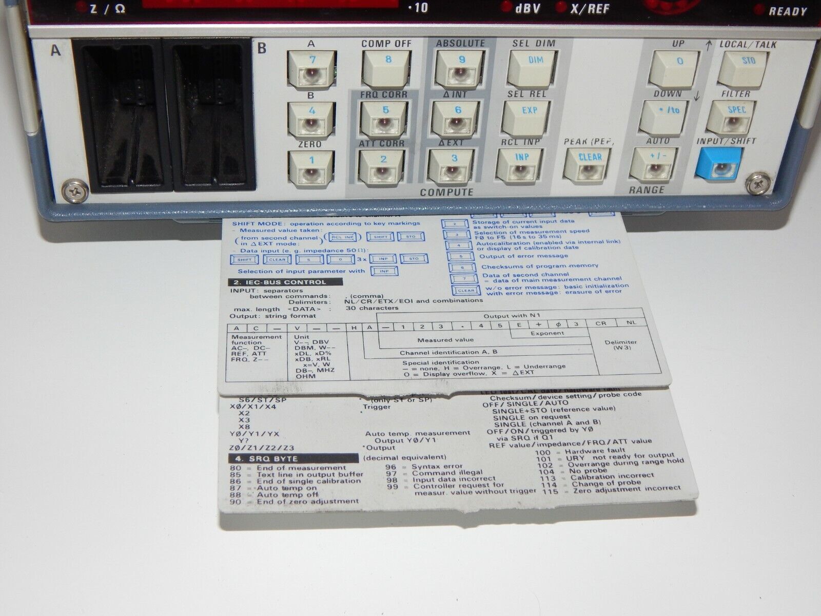 Rohde & Schwarz URY-B2 Millivoltmeter - ROHDE & SCHWARZ