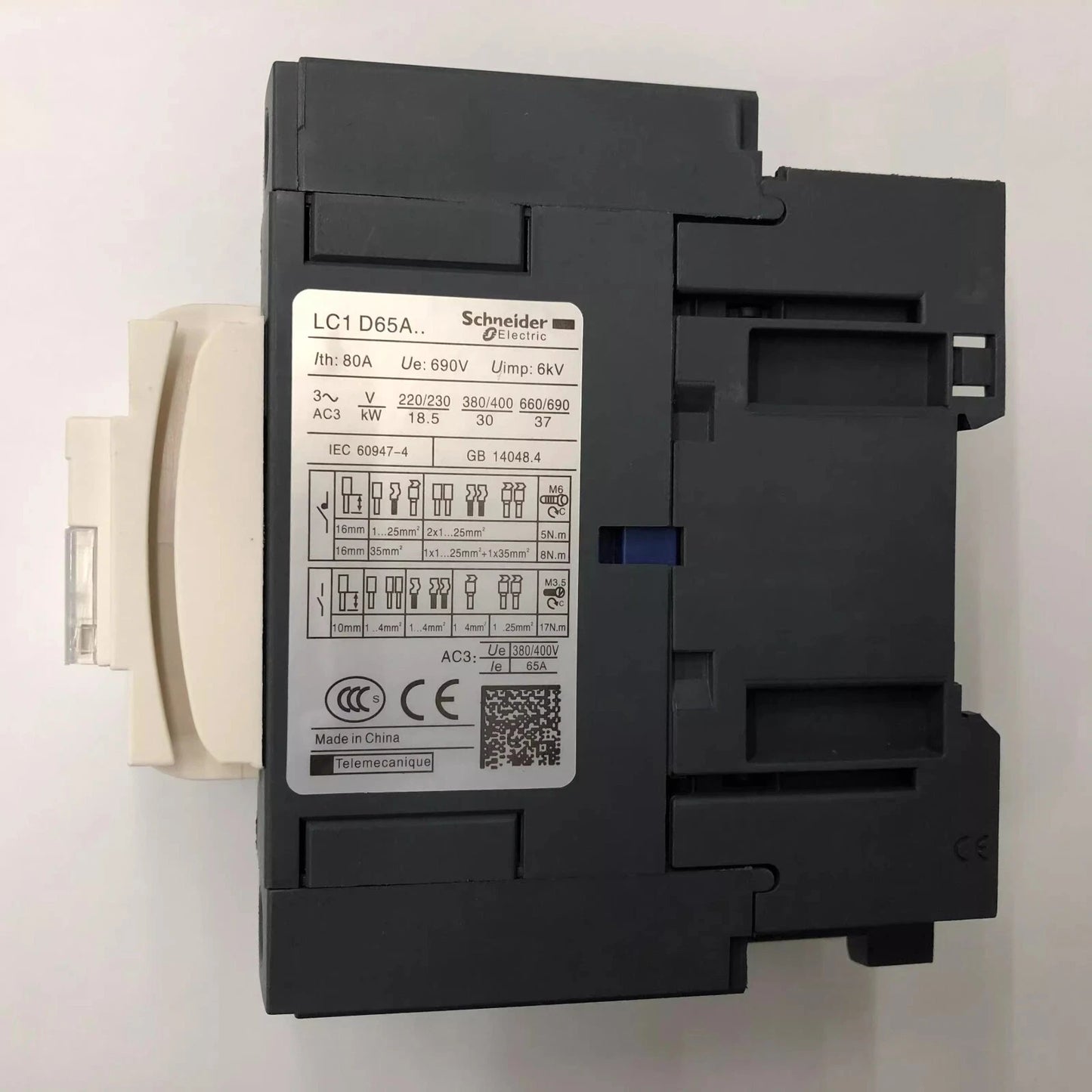 1PCS for LC1D65AM7C AC220V 50/60Hz Three-pole AC Contactor