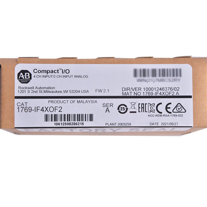 Sealed AB 1769-IF4XOF2 CompactLogix 6 Pt Module - COMPACTLOGIX