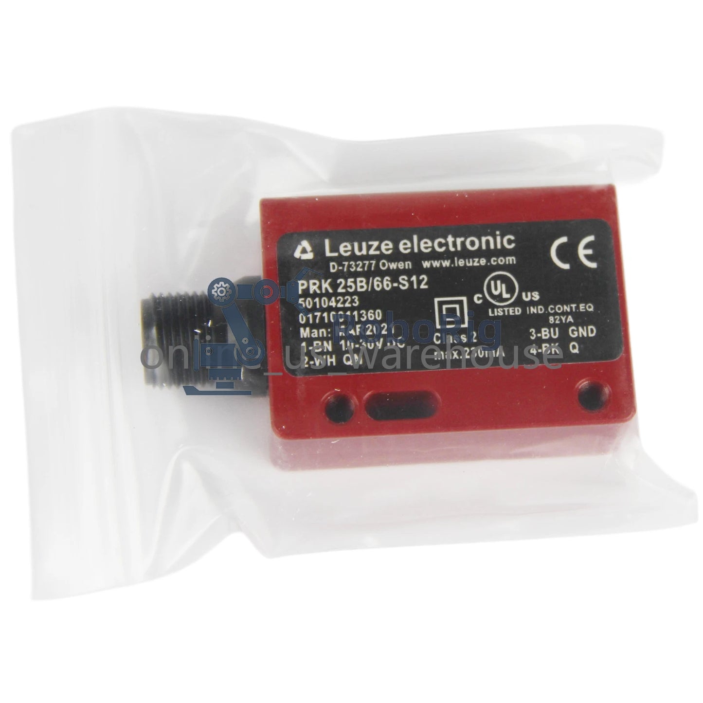 LEUZE PRK 25B/66-S12 Photoelectric Sensor