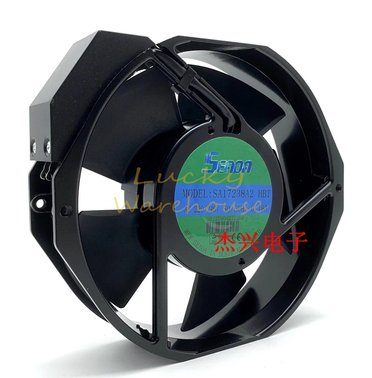SEADA SA17238A2 HBT AC220V/240V 0.18A Metal Cabinet Cooling Fan