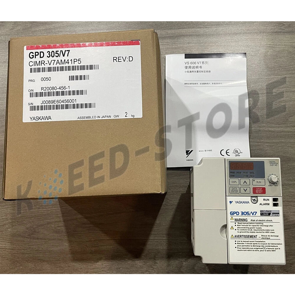 1PC Yaskawa Electric CIMR-V7AM41P5 GPD 315/V7 400V 3 Phase MVB005 Spec 41P51