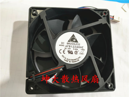 1pcs Delta AFB1224HHE 24v 0.45A 12038 12cm welding machine cooling fan 3pin