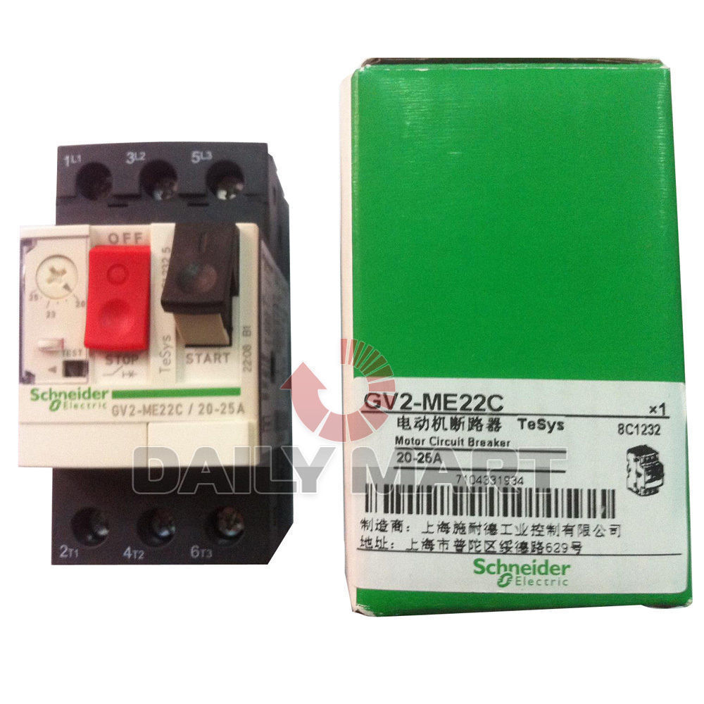 new Schneider Telemecanique Circuit Breaker GV2ME22C GV2ME22 Ship - SCHNEIDER ELECTRIC