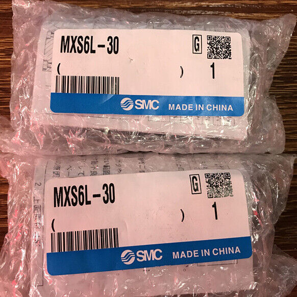 1PC SMC MXS6L-30 Slide Cylinder, 1 Year - SMC