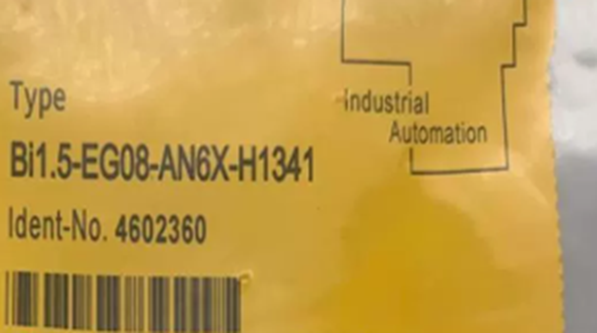 TURCK BI1.5-EG08-AN6X-H1341 NPN 8mm Inductive Proximity Sensor - TURCK