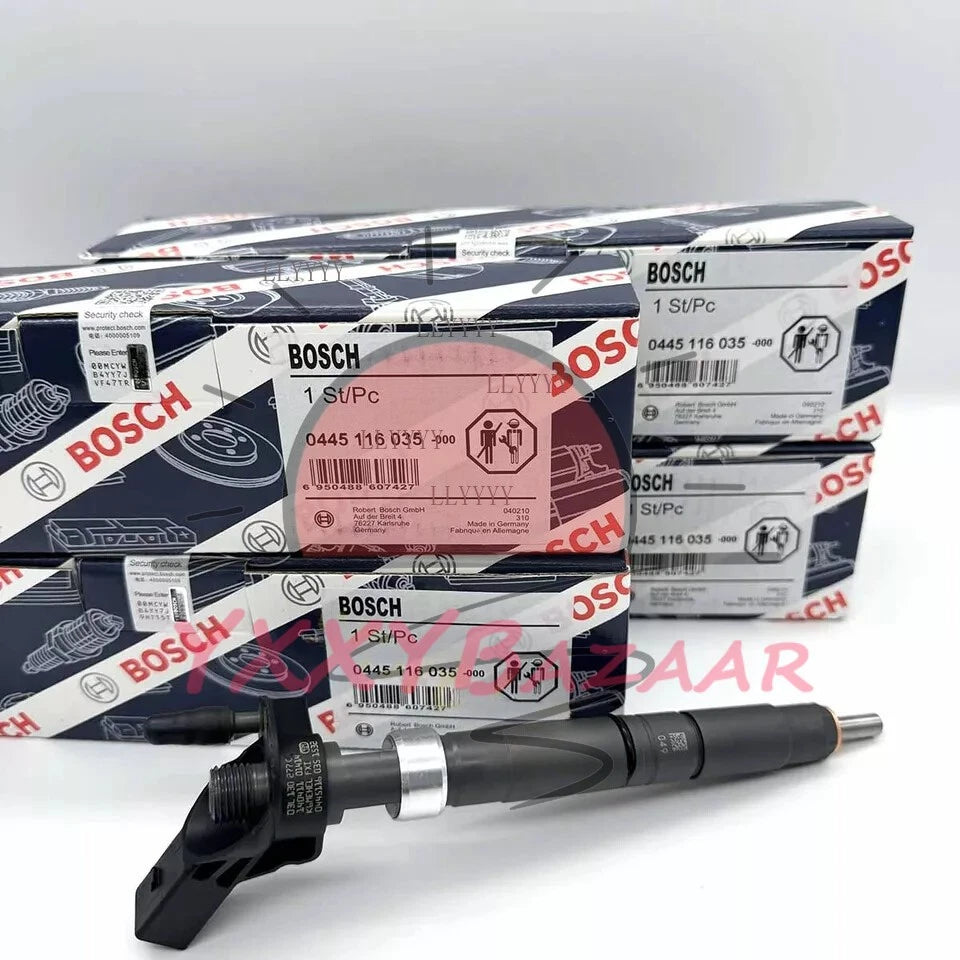 4x Transporter Injector 0445116034 0445116035 0986435369 2.0Tdi 03L130277C VW T5