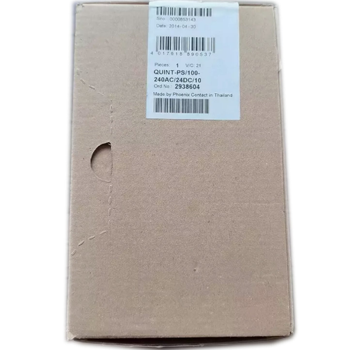 new 1X PHOENIX CONTACT QUINT-PS-100-240AC/24DC/10 2938604 - PHOENIX CONTACT