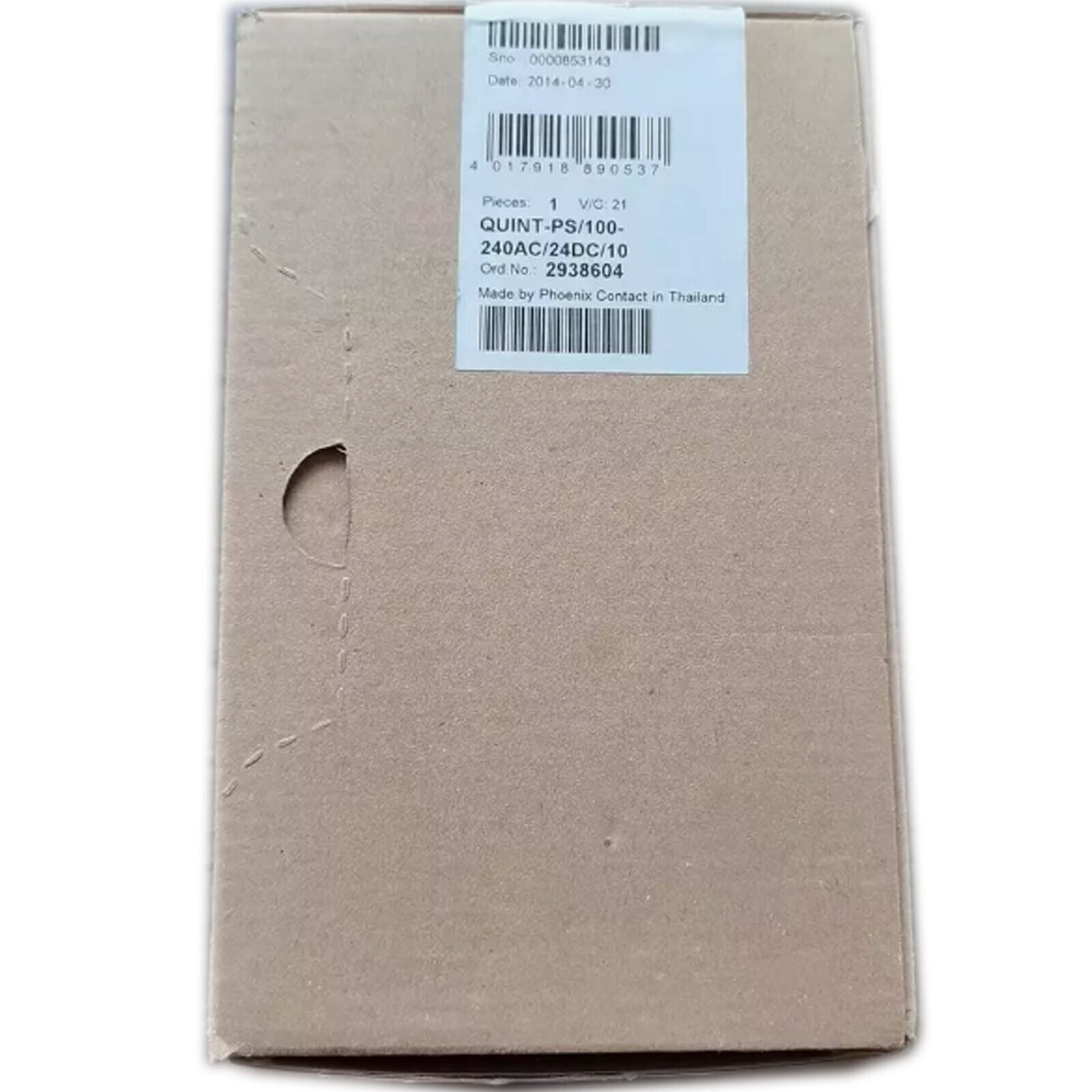 new 1X PHOENIX CONTACT QUINT-PS-100-240AC/24DC/10 2938604 - PHOENIX CONTACT