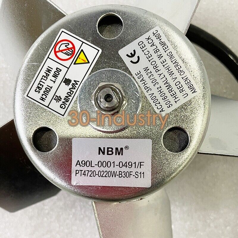 FANUC A90L-0001-0491/F Spindle Motor Fan - Model PT4720-0220W-B30F-S11 - FANUC