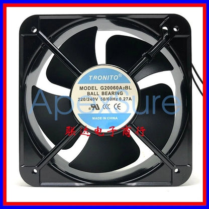 TROHITO 20060 220V G20060A2BL 220V-240V 50/60HZ Cooling Fan