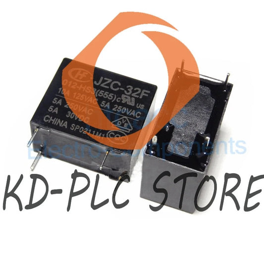 JZC-32F 012-HS3(555) SPST 12VDC 8A 250VAC 4Pins Relay 10PCS