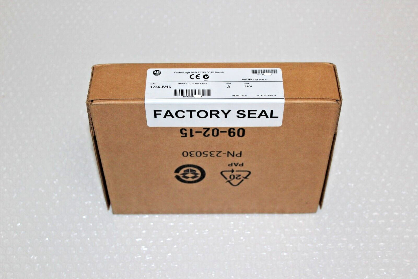 Factory Sealed Allen Bradley 1756-IV16 Module - ALLEN BRADLEY