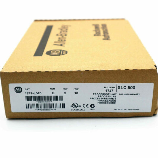 Sealed AB 1747-L543 SER C SLC 500 CPU Processor Module - AB