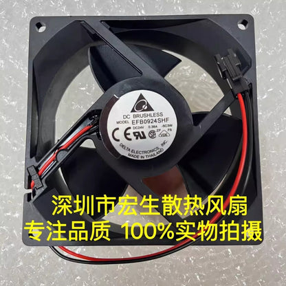 Delta EFB0924SHF 9032 DC24V 0.38A 9CM 2-Pin Inverter Cooling Fan
