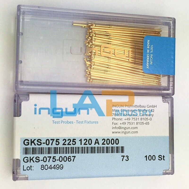 100pcs/box INGUN Probe GKS-075 225 120 A2000 7-claw 1.0 test koeed