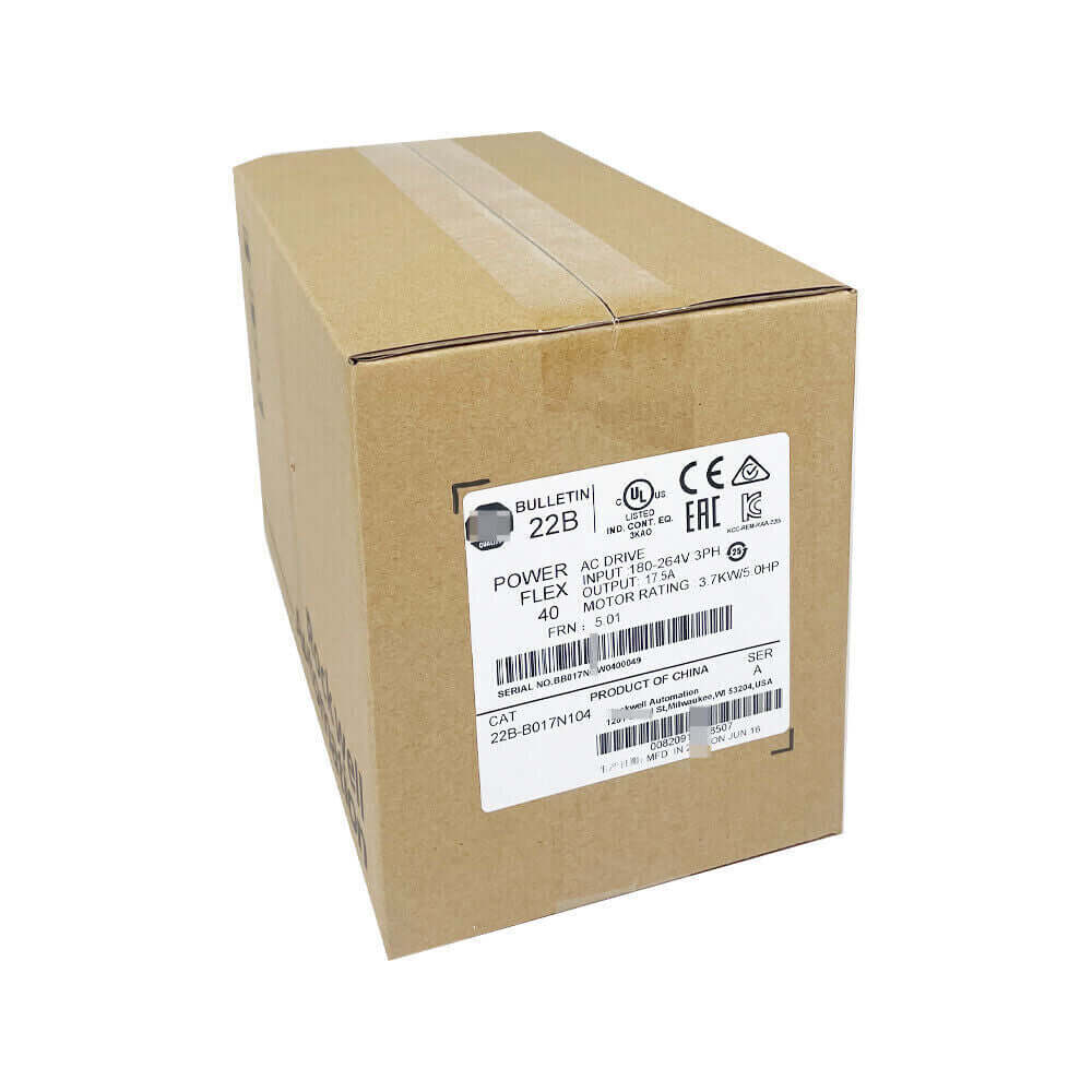 Allen Bradley 22B-B017N104 PowerFlex 40 AC Drive 17A 5HP New AB - ALLEN BRADLEY