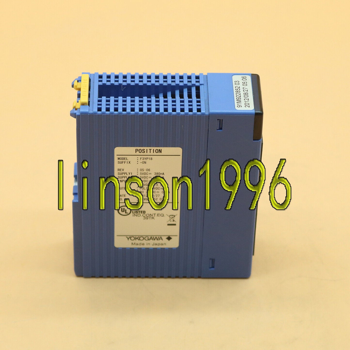 Yokogawa F3YP18-0N PLC Module used - YOKOGAWA