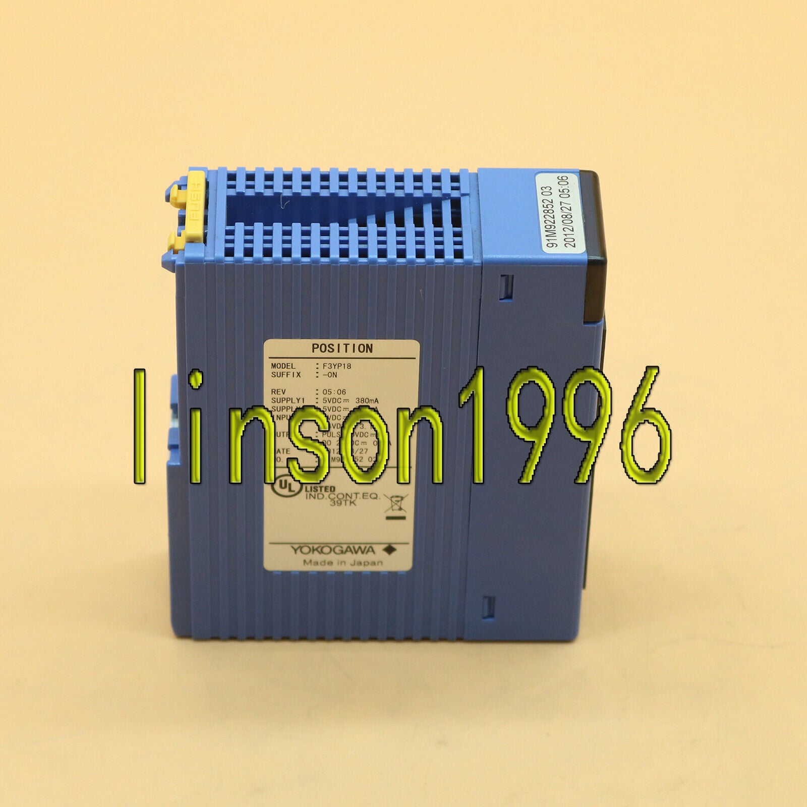 Yokogawa F3YP18-0N PLC Module used - YOKOGAWA