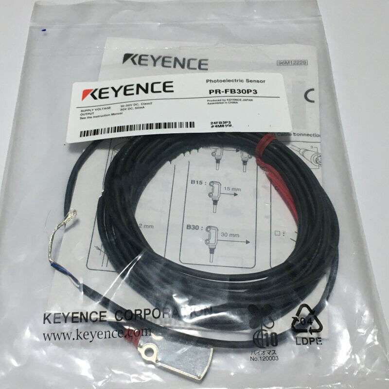 New 1-PC Keyence PR-FB30P3 Photoelectric Switch Sensor FB30P3 Contact Type Switch - KEYENCE