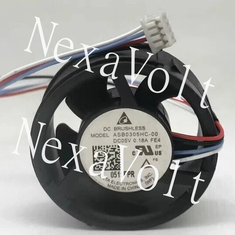 1 pcs 3.5cm 4wire fan ASB0305HC-00 DC05V 0.18A