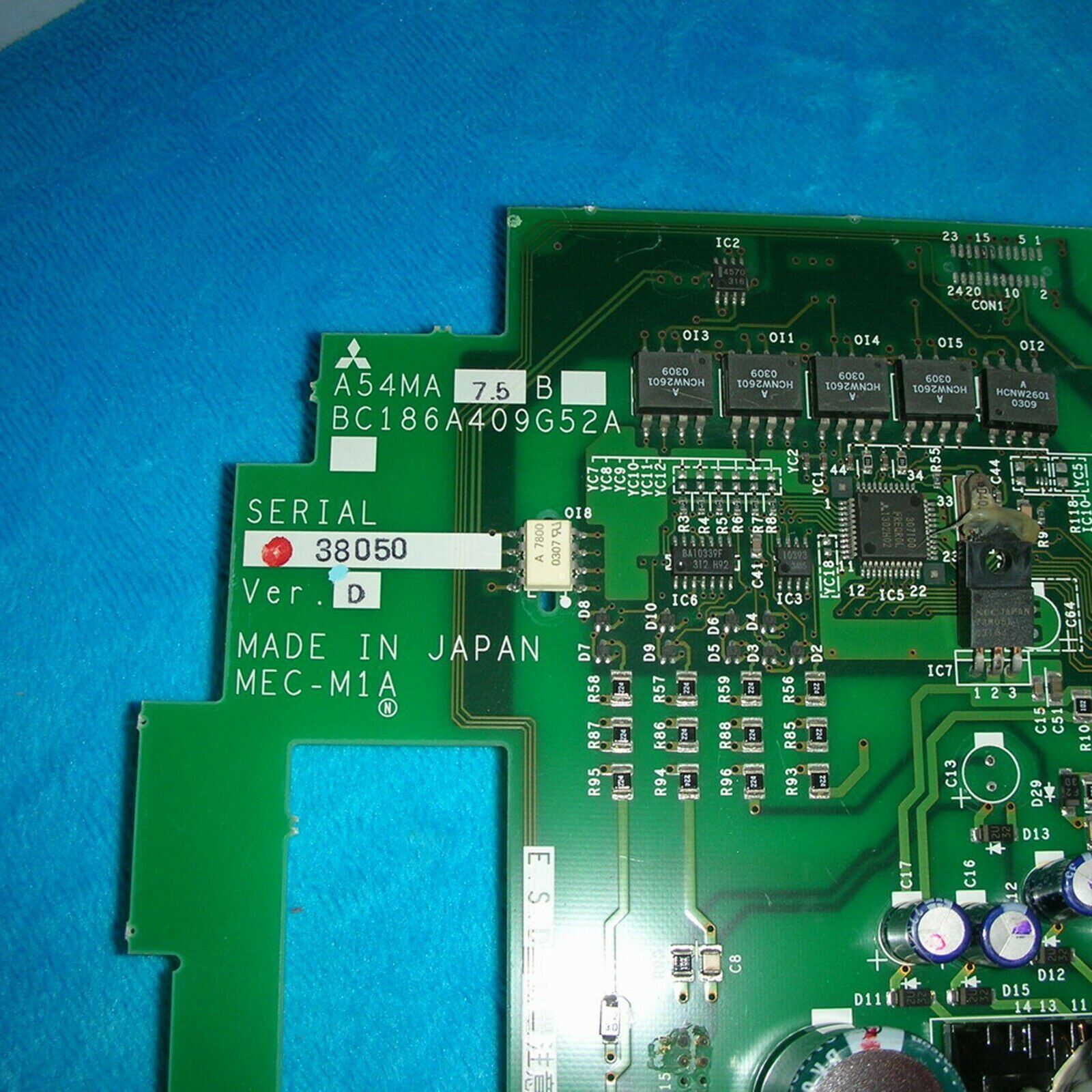 used Mitsubishi power driver board A54MA7.5B - MITSUBISHI