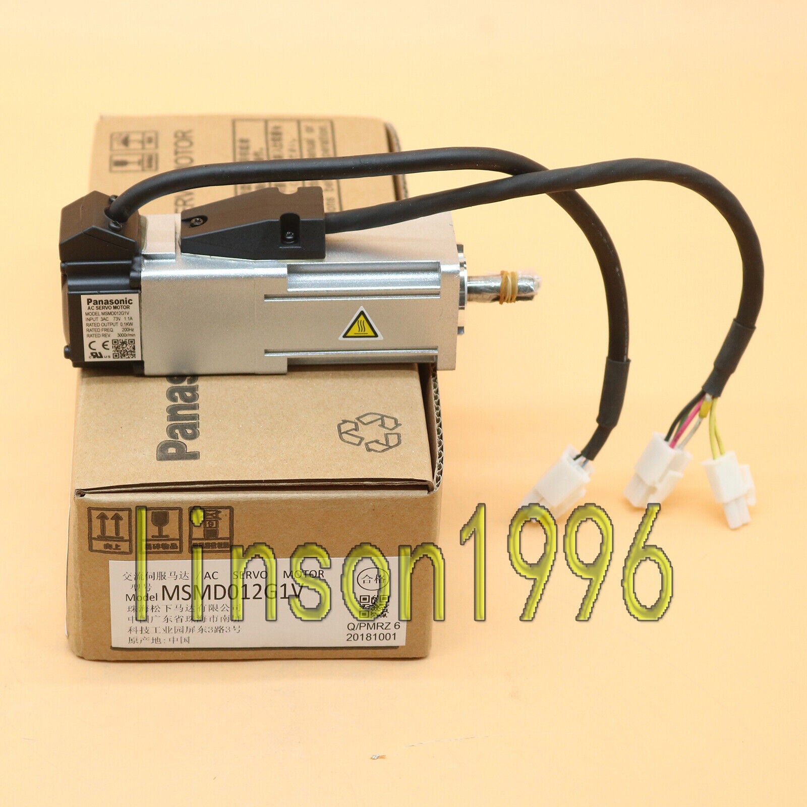 Panasonic AC Servo Motor MSMD012G1V - PANASONIC