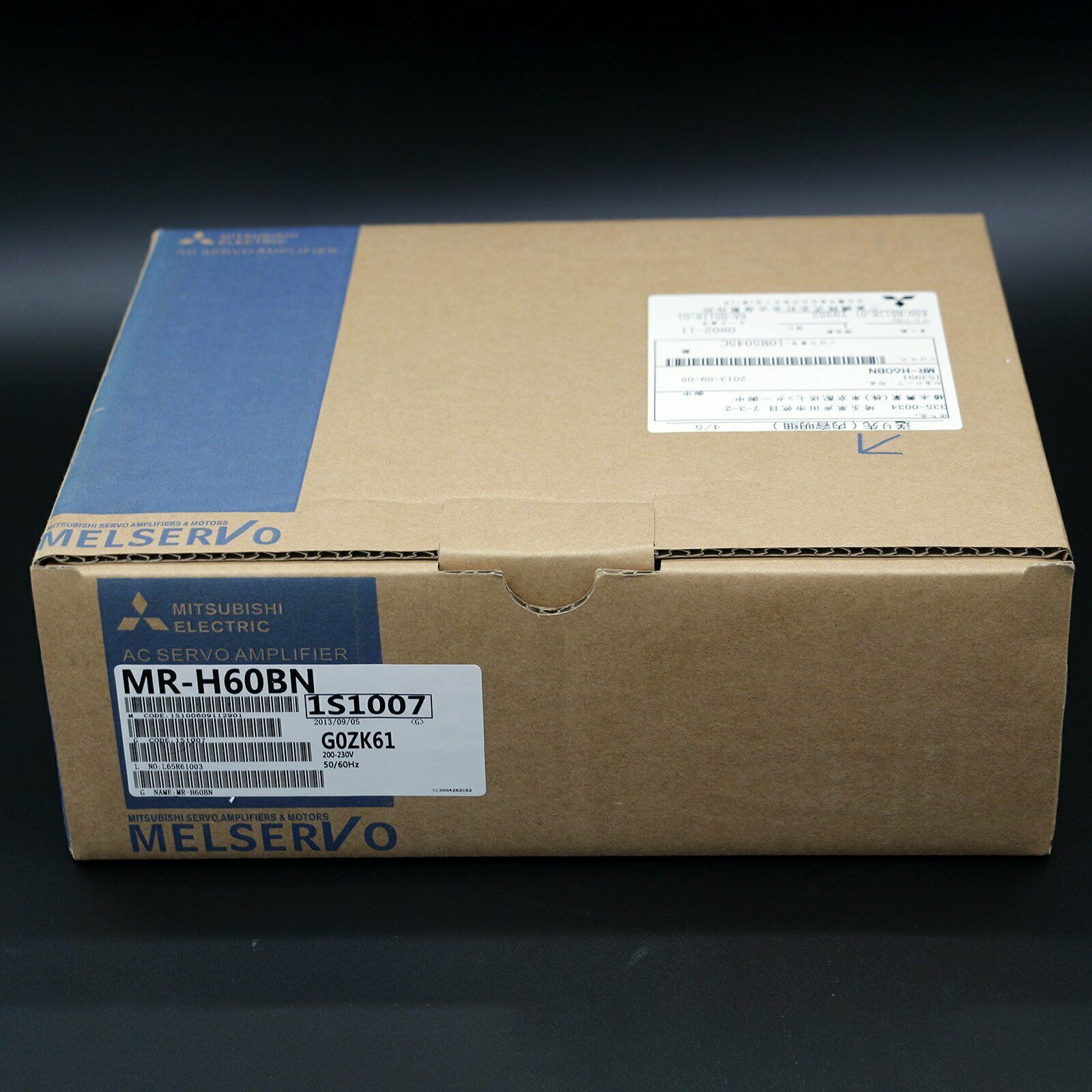 New Mitsubishi MR-H60BN Servo Driver - One Year - MITSUBISHI